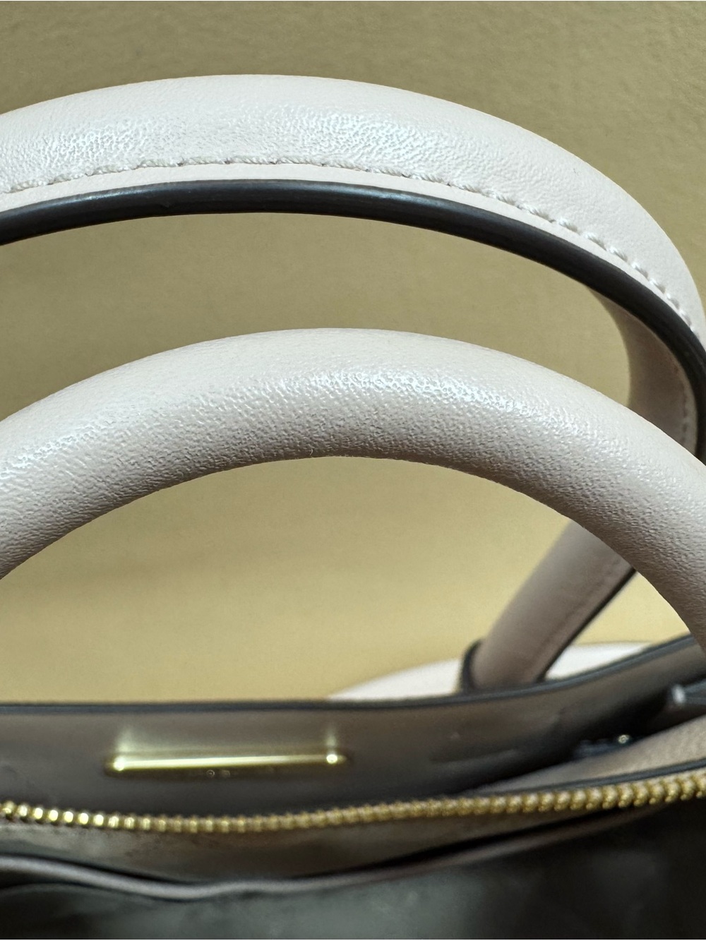 Michael Kors Pebbled Leather Satchel in White - Picture 13 of 16
